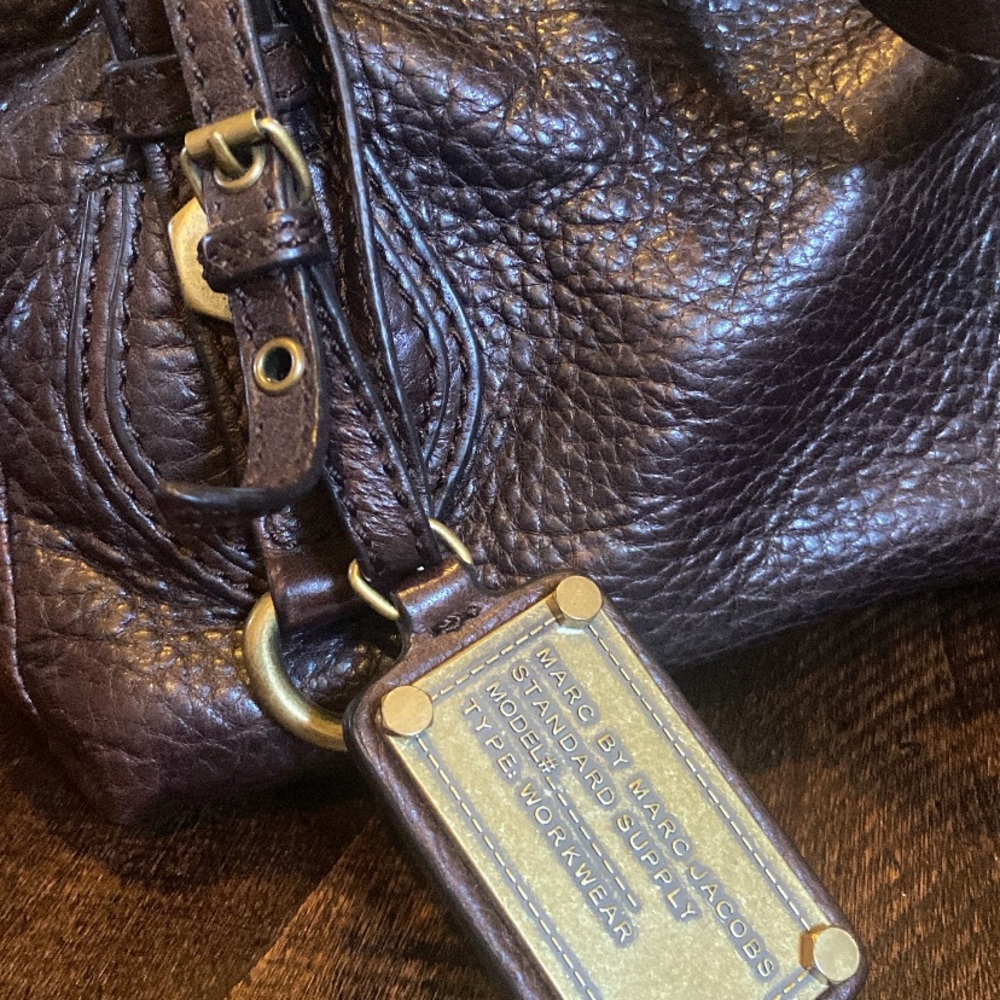 Brown Leather Handbag Marc by Marc Jacobs - Picture 4 of 9